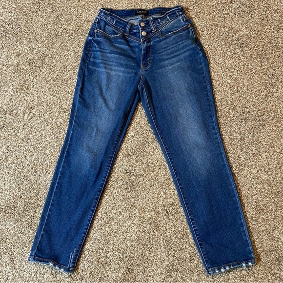 JUDY BLUE Slim Fit Dark Wash Jeans Size 27 - Picture 3 of 14